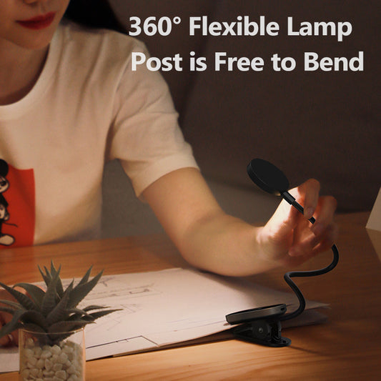 Clip-On Desk Reading Lamp