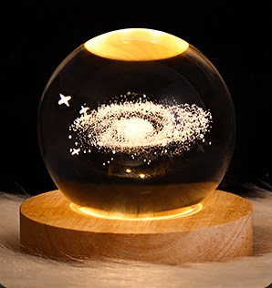 3D Crystal Ball Night Lamp