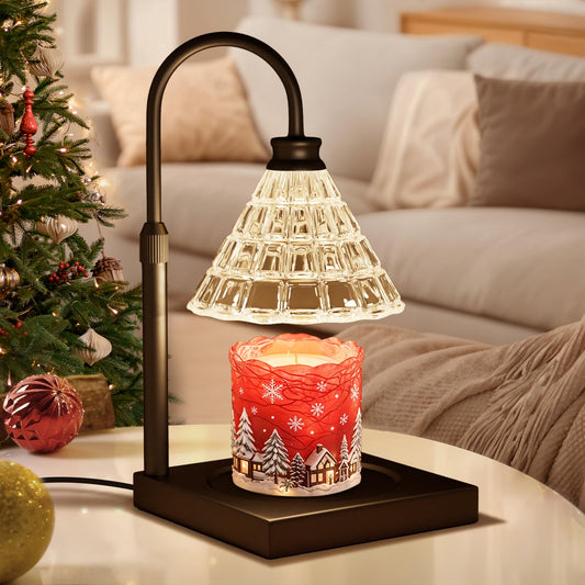 Dimmable Electric Candle Warmer Lamp with Auto-Off Timer