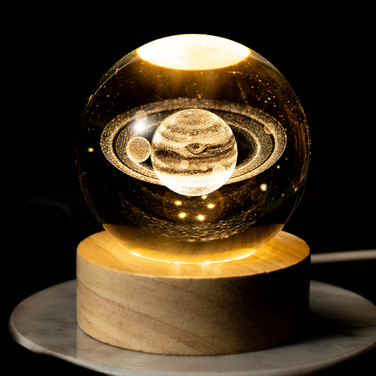 Solar System Crystal Ball Lamp