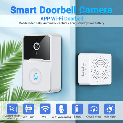 Smart WiFi Intercom Video Doorbell & Security Camera