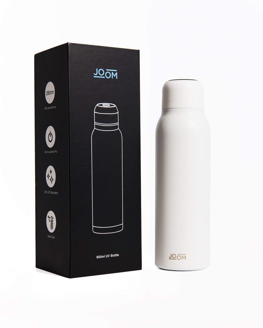 JOOM Self-Cleaning UV Purifier Smart Water Bottle (20 oz)