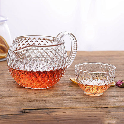 Sunflower Glass Teapot