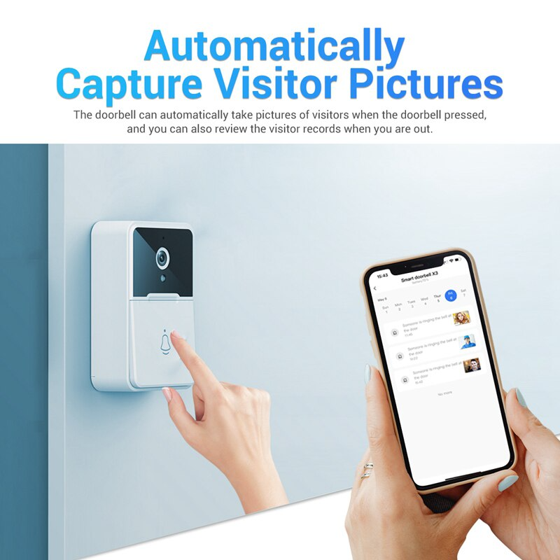 Smart WiFi Intercom Video Doorbell & Security Camera