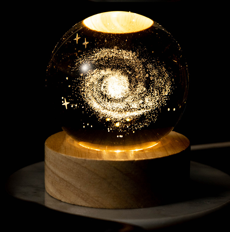 Solar System Crystal Ball Lamp