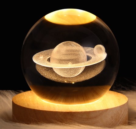 3D Crystal Ball Night Lamp