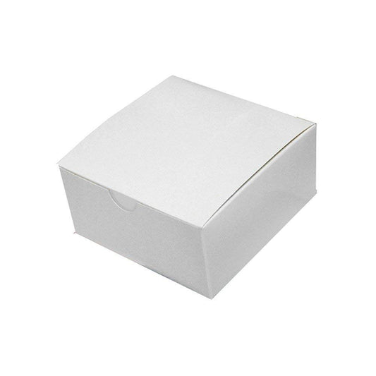 White Gloss Gift Boxes - 4in. x 4in. x 2in. - 20 Boxes