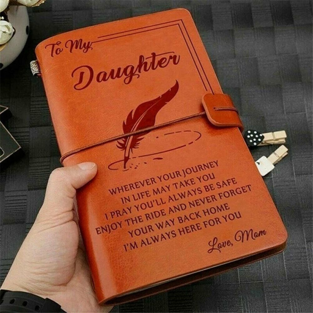 Portable Vintage Leather Diary Journal for Kids