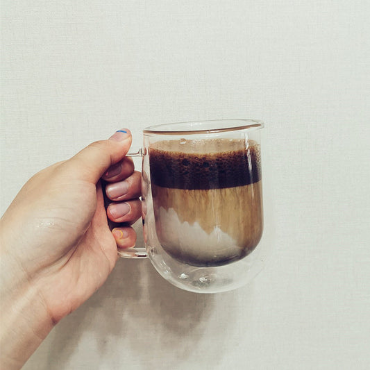 Double-Walled Glass Mug