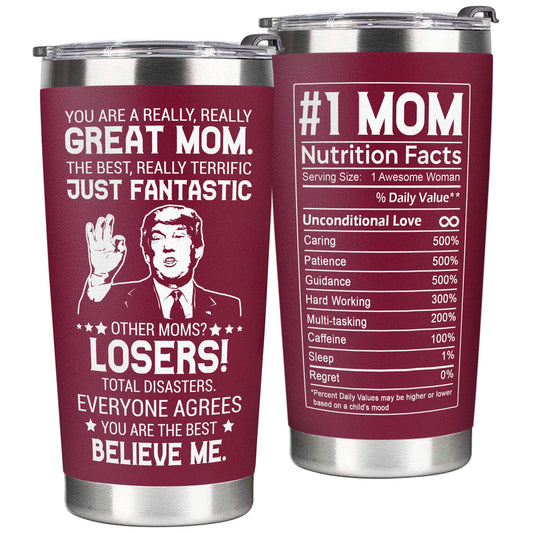 Insulated Stainless Steel Mom Tumbler (20 oz)