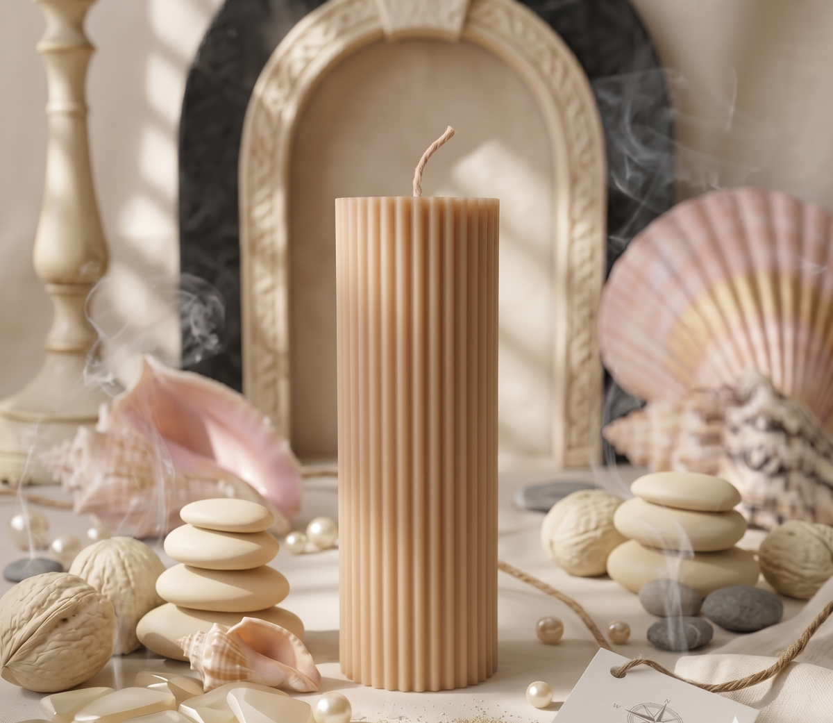Ribbed Soy Candle