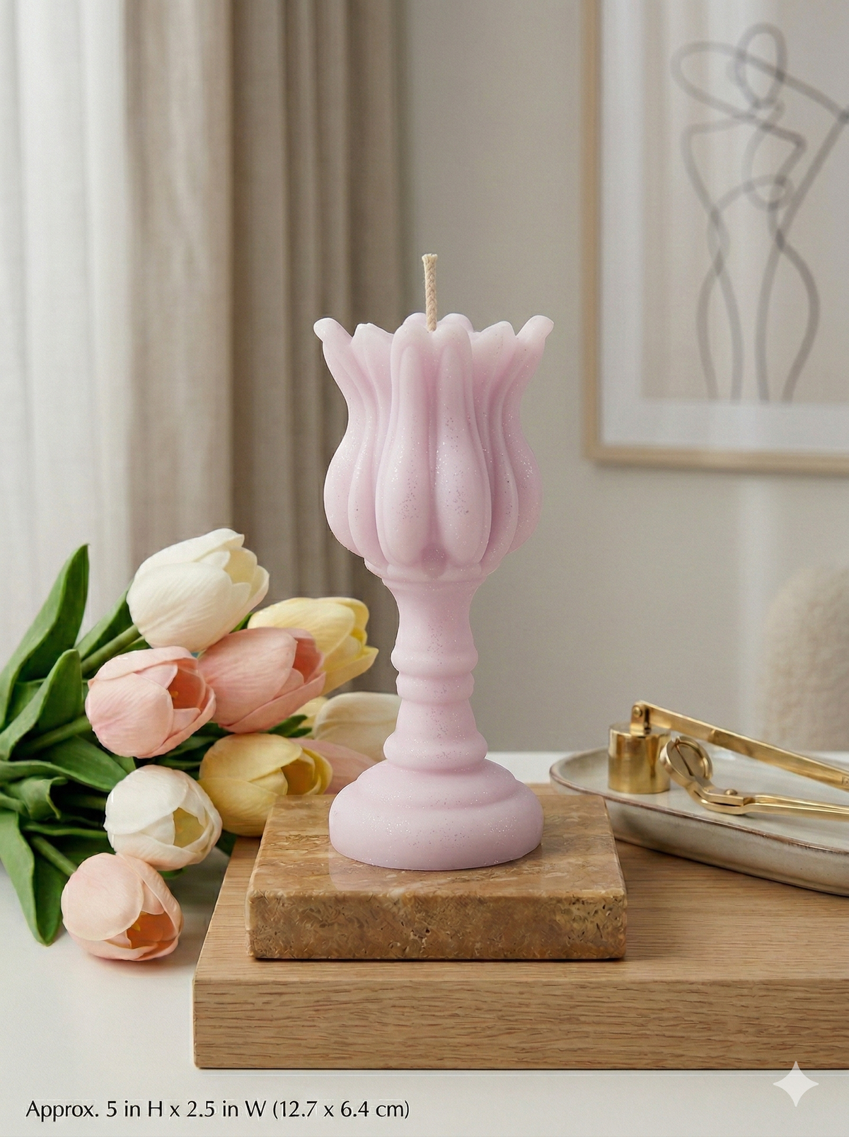 Tulip Candle