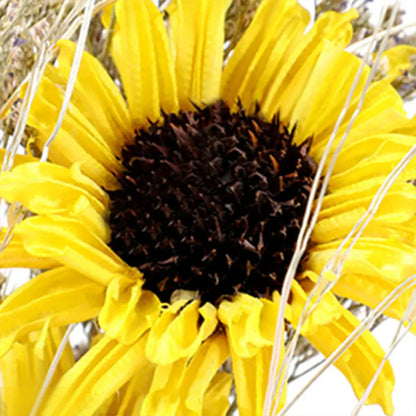 Sunflower Glass Dome Lamp