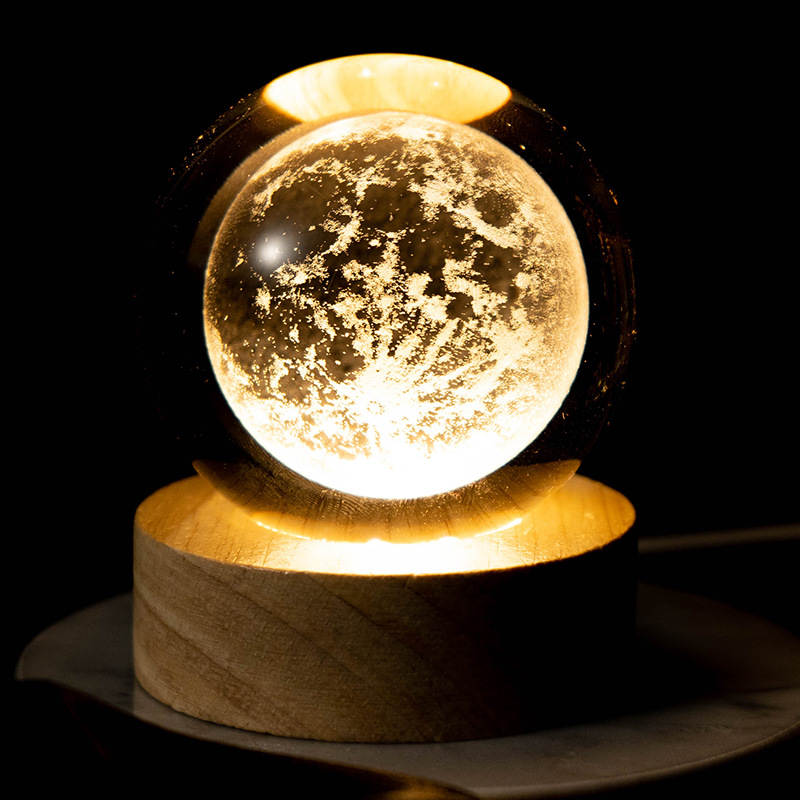 Solar System Crystal Ball Lamp