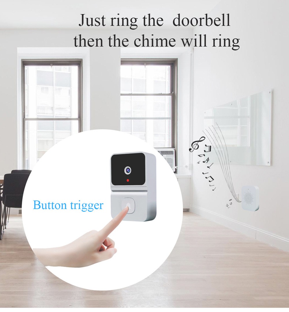 HD Wireless Smart Video Doorbell (Short and clean!)