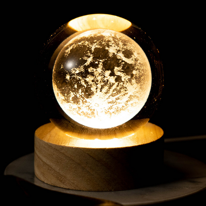 Solar System Crystal Ball Lamp