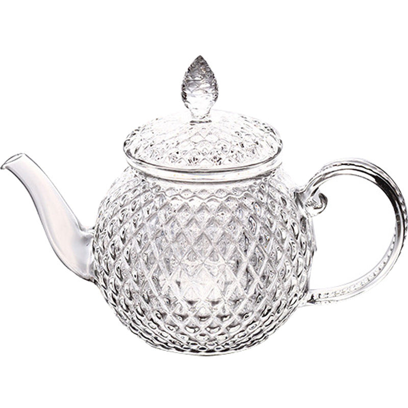 Sunflower Glass Teapot