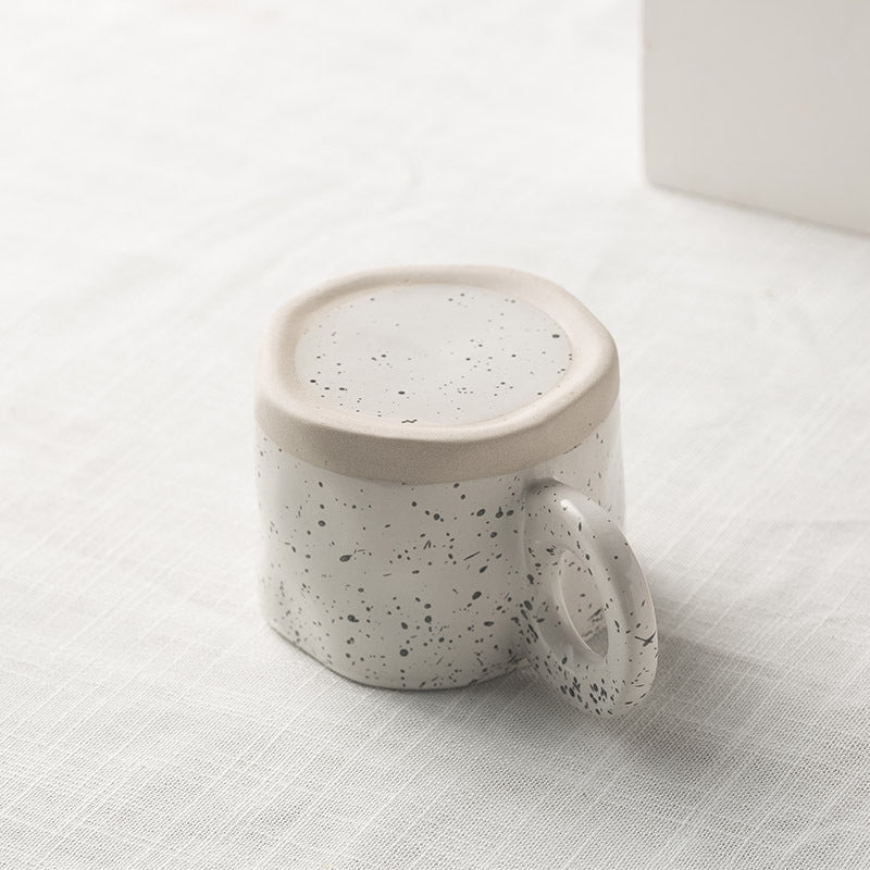 Korean-Style Ink Splash Ceramic Coffee & Tea Mug