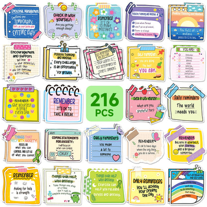 YTSQLER Positive Affirmation Decals