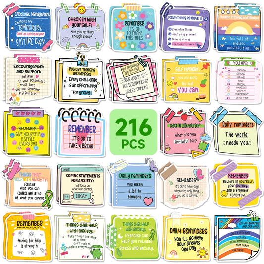 YTSQLER Positive Affirmation Decals