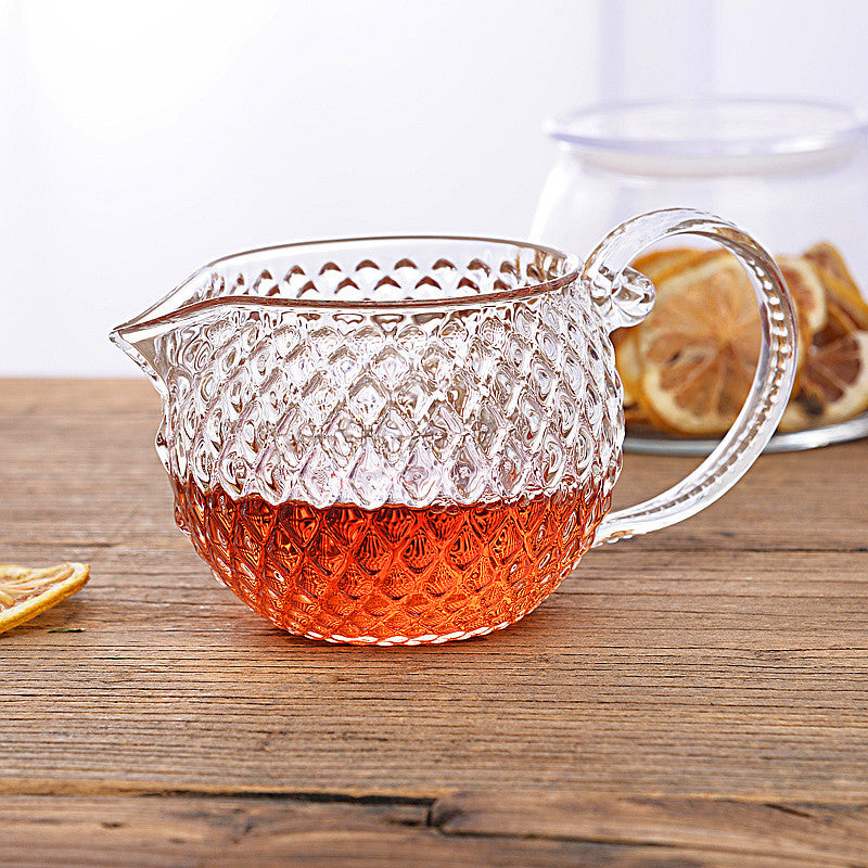 Sunflower Glass Teapot