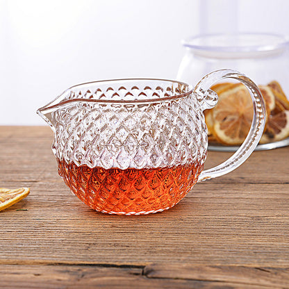 Sunflower Glass Teapot