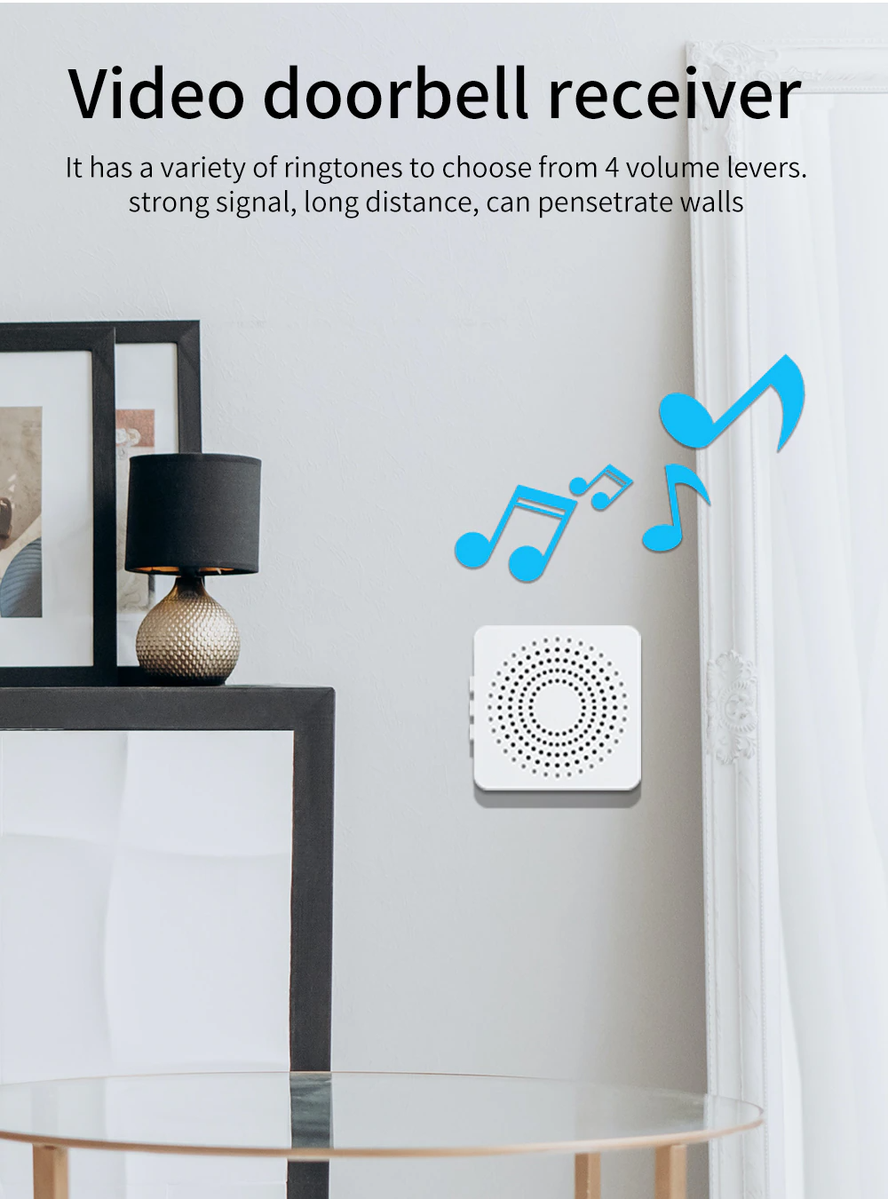 Smart WiFi Intercom Video Doorbell & Security Camera