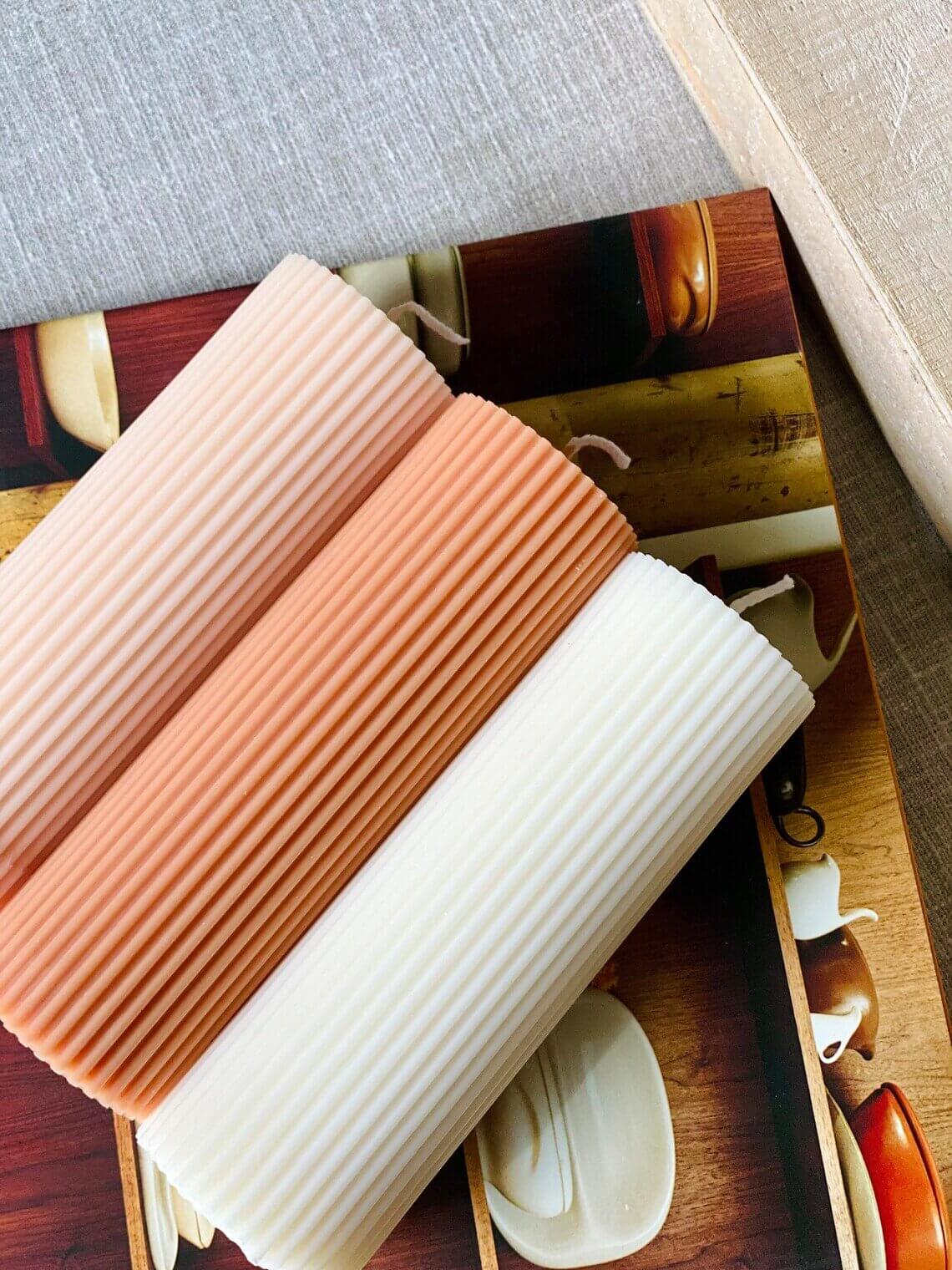 Ribbed Soy Candle